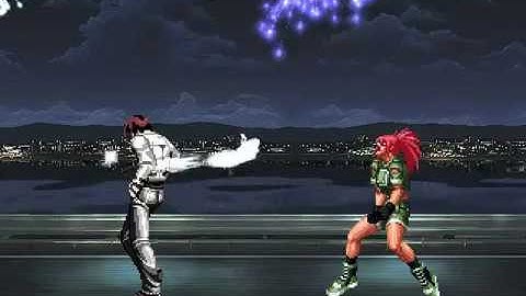 KOF-The Darkness Resurrection-Orochi Kyo WF vs Orochi Leona