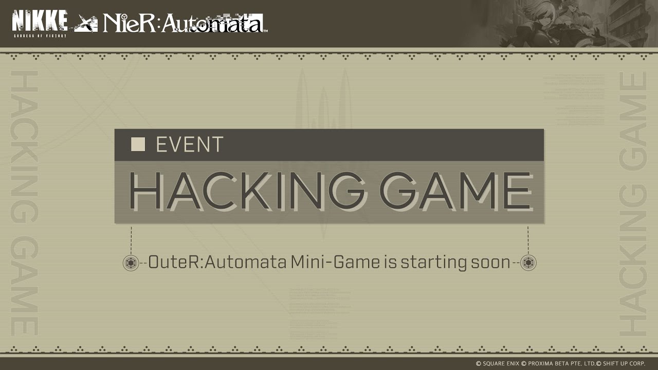 Outer Automata Mini Games - Hacking Game |【NIKKE: Goddess of Victory】