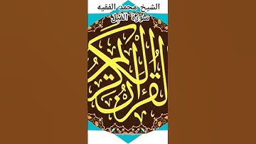 الشيخ محمد الفقيه سورة الفيل @abwshayifjaber7