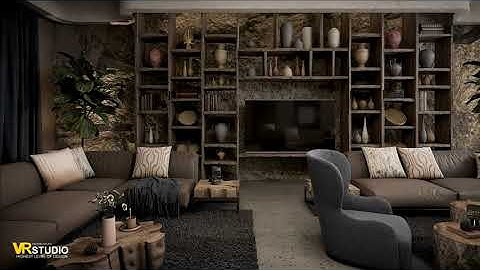 Photorealistic 3D animated video of interior Villa