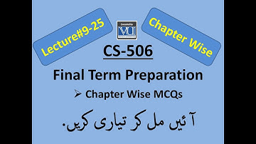 How to do preparation of CS-506 Chapter Wise |VU Final term| Web Design and Development |Part#3|