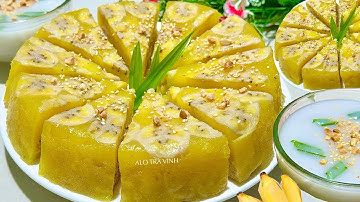 BÁNH CHUỐI- Cách mới Nhanh - Dễ - Bánh Mềm Dẻo Béo Ngậy Rất Ngon - Steamed banana cake