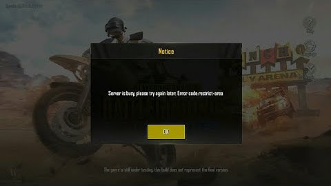 How to fix Pubg lite server busy problem solved