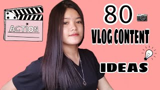 80 VLOG IDEAS for YouTubers | 80 VLOG CONTENT IDEAS | Raina Cuizon