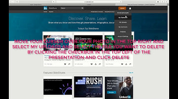 HOW TO REMOVE OR DELETE SLIDESHARE PRESENTATION ON LINKEDIN