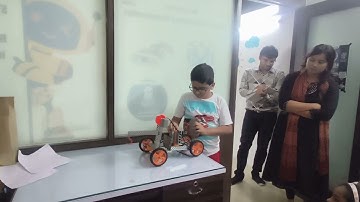 Samyak is presenting his project in the Create Innovate Program at Ahmedabad IBA