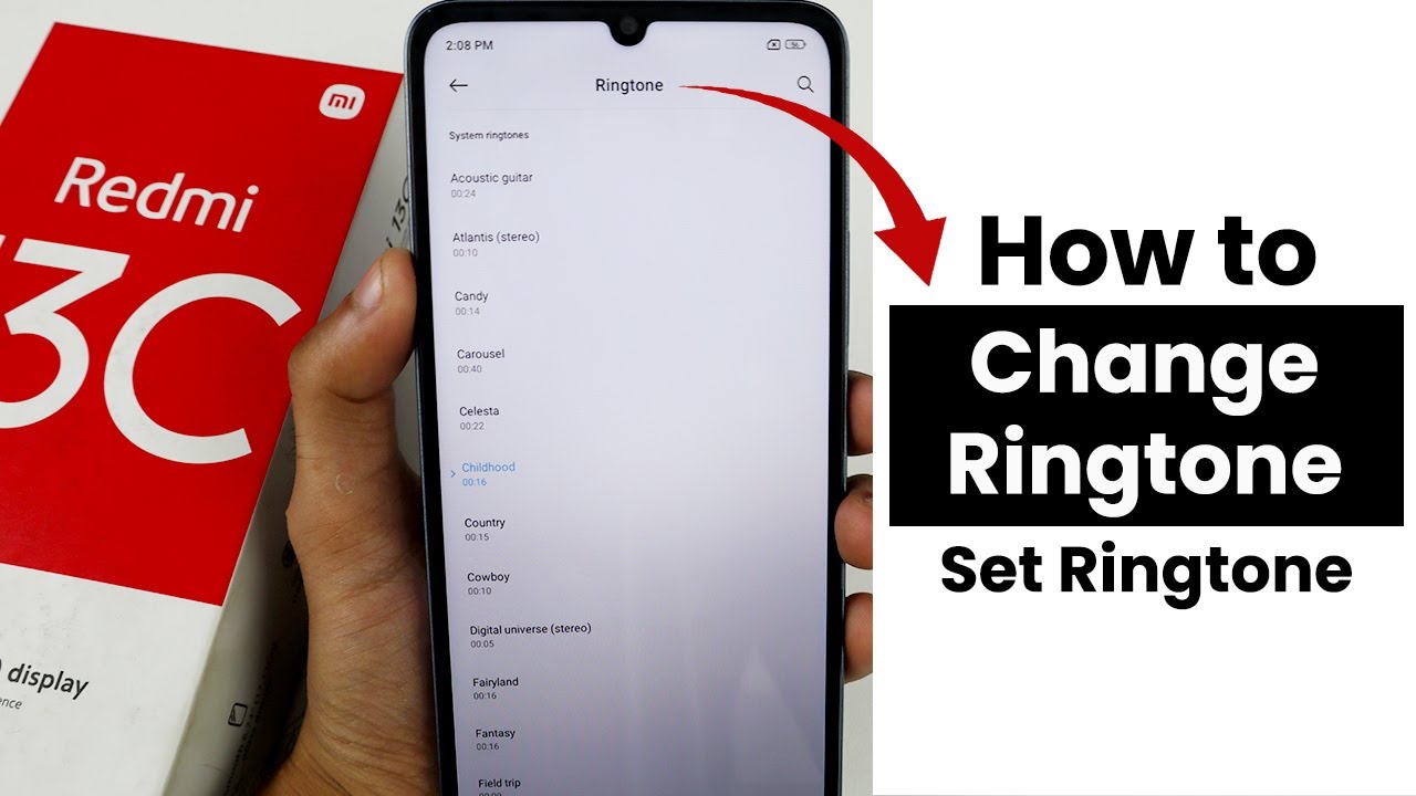 How to Change Ringtone In Redmi 13C | Set Ringtone - YouTube