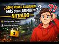 COMO PONER O AÑADIR A ALGUIEN MAS COMO ADMIN EN HOSTING NITRADO