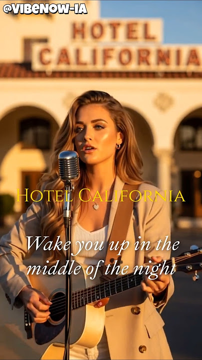 Hotel California 🎸 Lyrics - Eagles #lyricsvideo #englishsongs #vibenowia