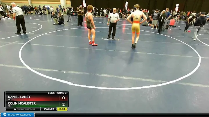 152 Lbs Cons. Round 3 - Colin McAlister, KS Vs Dan...