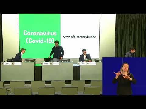 Coronavirus (Covid-19): persconferentie  Update van 27/03/2020