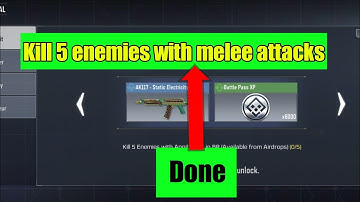 Kill 5 enemies with melee attacks | how to kill 5 enemies with melee attacks