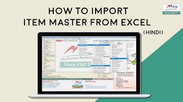 How to Import item Master from Excel [Hindi]