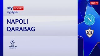 Napoli-Qarabag 2-0: gol e highlights | Champions League