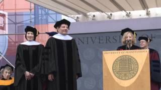 Denzel Washington Greets Students at Penn's 2011 Commencement