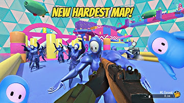 The Newest Hardest Challenge Map... Fall Guys! - Call of Duty Zombies Custom Maps