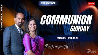 🔴LIVE | COMMUNION SUNDAY | 10:45 AM | ENGLISH | Rev.Oswin Jamestudd | 17 May 2026 | ELAG