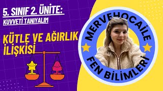 5. Sinif Kütle Ve Ağirlik İli̇şki̇si̇ - Kuvveti̇ Taniyalim 2. Üni̇te Konu Anlatimi-2