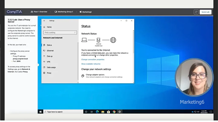CompTIA A+ Lab 7.2.2 | Configure a Proxy Server on Windows