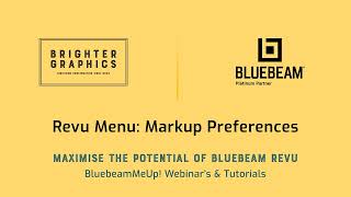 Markup Preferences in Revu: Everything you need to know - Brighter Graphics' Revu Video Tutorials
