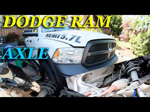 HOW TO REPLACE AXLE ON A 2012 – 2017 DODGE RAM 1500