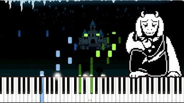 Undertale // An Ending | LyricWulf Piano Tutorial on Synthesia // OST 81
