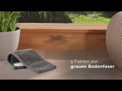 Terrasse reinigen nur mit Wasser: 5 Fakten zur grauen Bodenfaser von JEMAKO