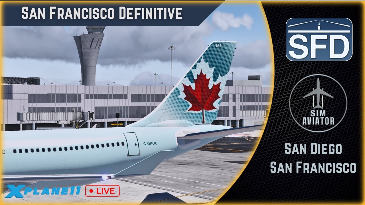 **Short Final Designs KSFO Definitive Review** | KSAN - KSFO | X-Plane 11