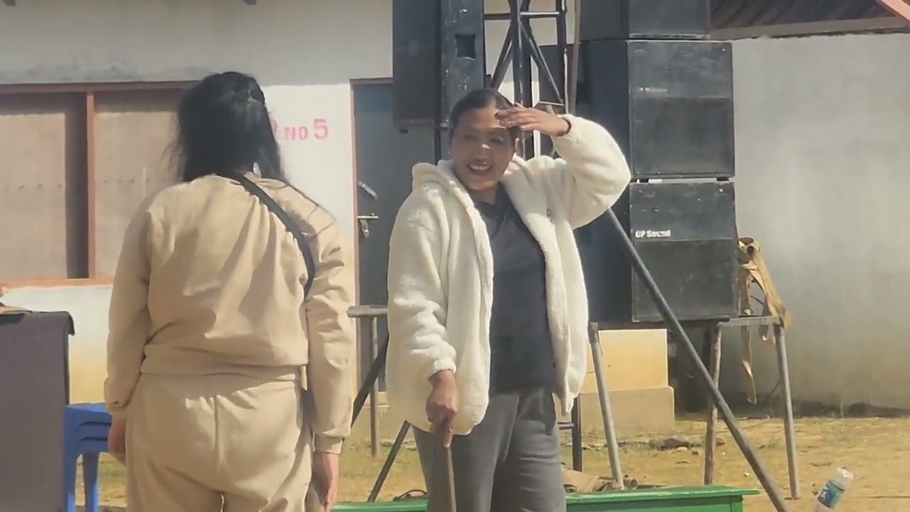 2025 CHRISTMAS FUN TIME - Newly Married Women, Chopping Competition