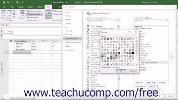 Project 2016 Tutorial Customizing the Ribbon Microsoft Training