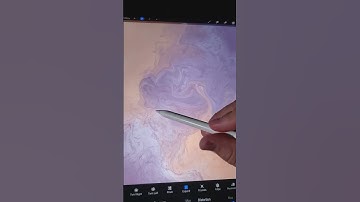 Create Abstract Fluid Art FAST! (Easy 1 Minute Tutorial) #shorts #procreate