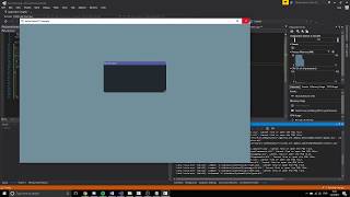 ImGui window framework example.