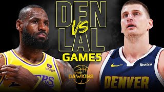 Los Angeles Lakers vs Denver Nuggets Game 5 Full Highlights | 2024 WCR1 | FreeDawkins