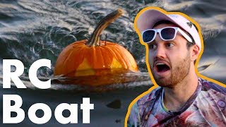I Built the World's Fastest Pumpkin Boat