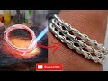 How to make a silver bracelet three row chain handmade   pich jewelry 