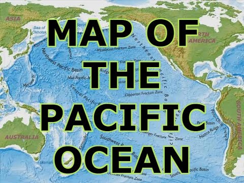 MAP OF THE PACIFIC OCEAN