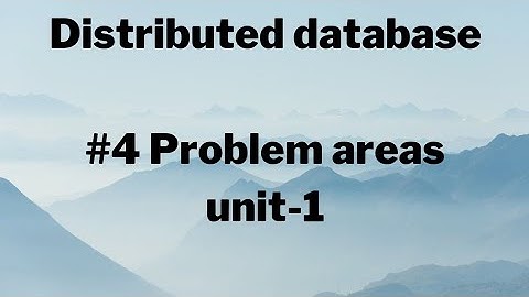 #4 problem areas|unit-1|ddb