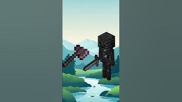 Netherite Axe vs All Mobs crazy battle #minecraft #shorts