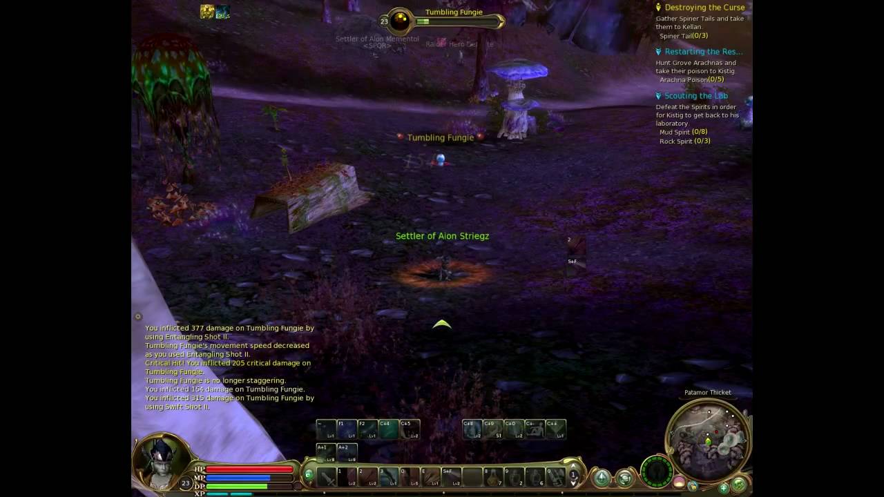 Aion Ranger Jump Shot Auto Shot Weaving