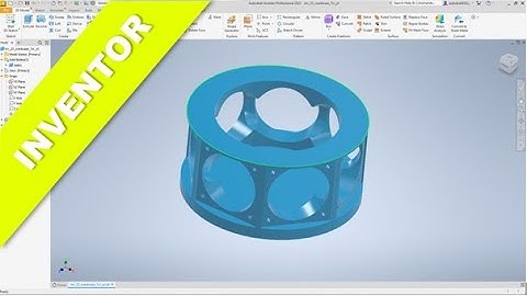 Kurbelgehäuse - Crankcase ( 7 cylinder radial engine) - Inventor 2023 Training - Part Design