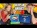 UCZĘ moją SIOSTRĘ grać w BRAWL STARS! 😂 *wygrała mega box*