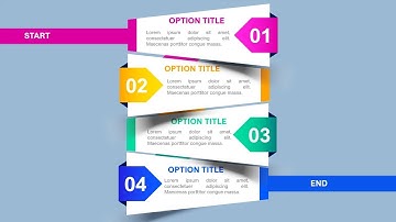 4 Step Shadow effect Horizontal options infographic slide in PowerPoint