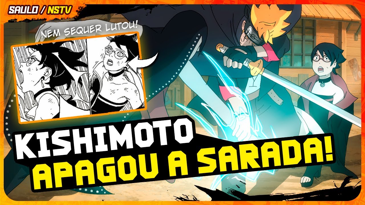 SARADA É DESTRUÍDA POR HIDARI E SALVA POR BORUTO - BORUTO TWO BLUE ...