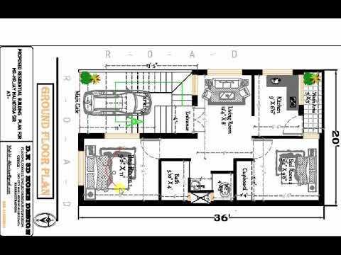 x36 Ft 2bhk Small House Plan With Car Parking Modern House Design Plan Best Home Design Plan Youtube