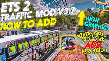 How To add/install Kerala Traffic Mod V3.7-Traffic Mod എങ്ങനെ Add ചെയ്യാം.?Bus Simulator Indonesia