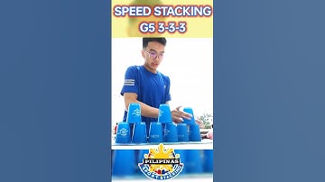 Fast Speed Stacking: G5 3-3-3 in 1.817 Seconds! #cupstacking #fast #shorts