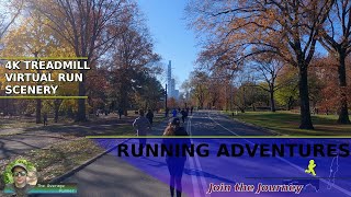 Virtual Run Around Central Park | 4K Manhattan Run [225]