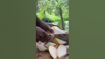Smart Technique to Peel Unique Young King Coconut