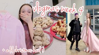 christmas eve grwm, christmas day, what i got for christmas \& more | vlogmas week 4