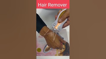 Hair Remover Machine / Hair Remove By Thread #shorts #shortsvideo #hairremoval